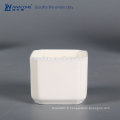 Logos OEM 6 personnes Blanc Fine Square Fine Ceramic Ensemble de thé chinois